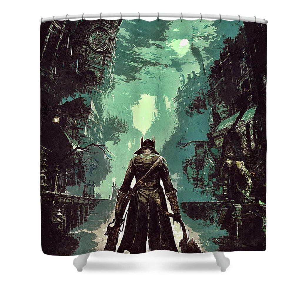 Bloodborne - Hunter Dark Souls Shower Curtain
