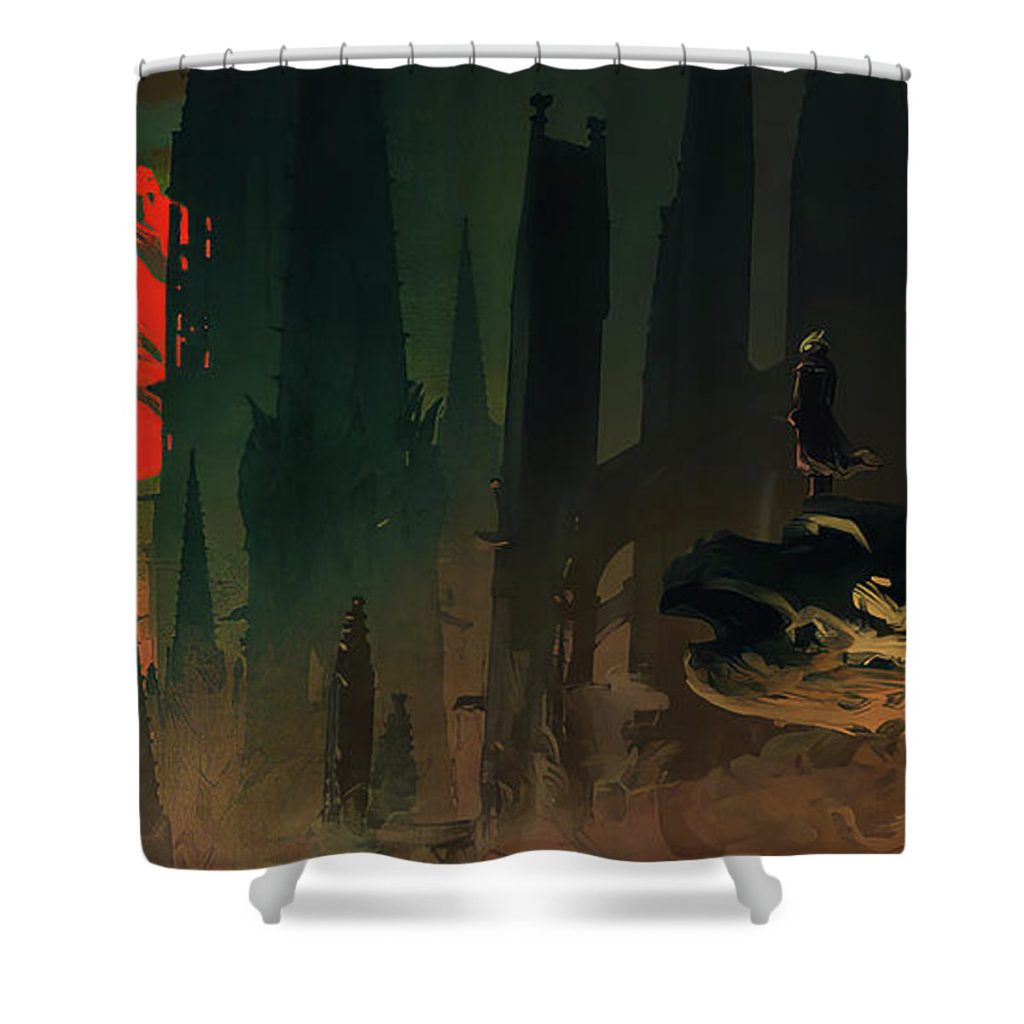 Yharnam  Bloodborne New Shower Curtain