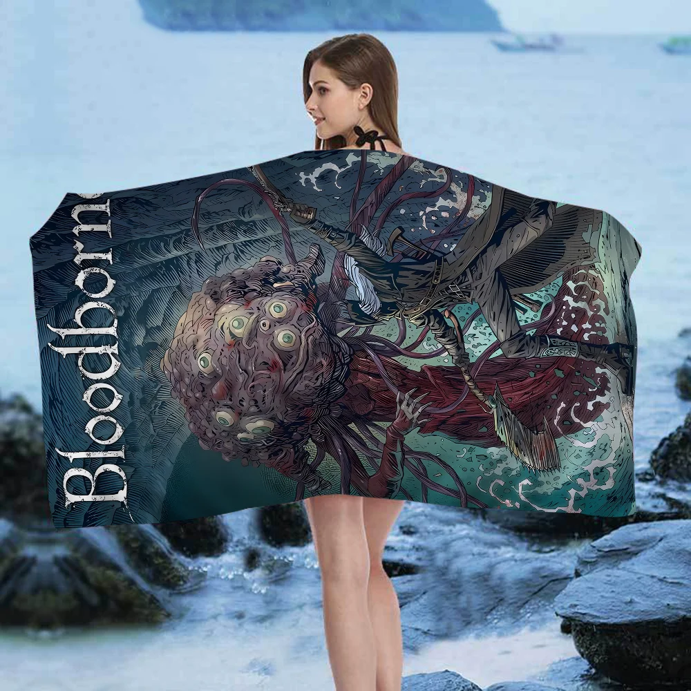 Bloodborne Monsters Beach Towel