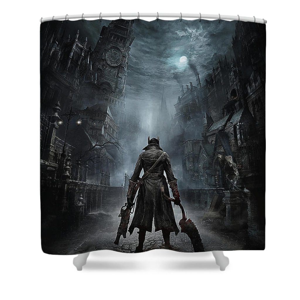 Bloodborne Canvas Print Shower Curtain