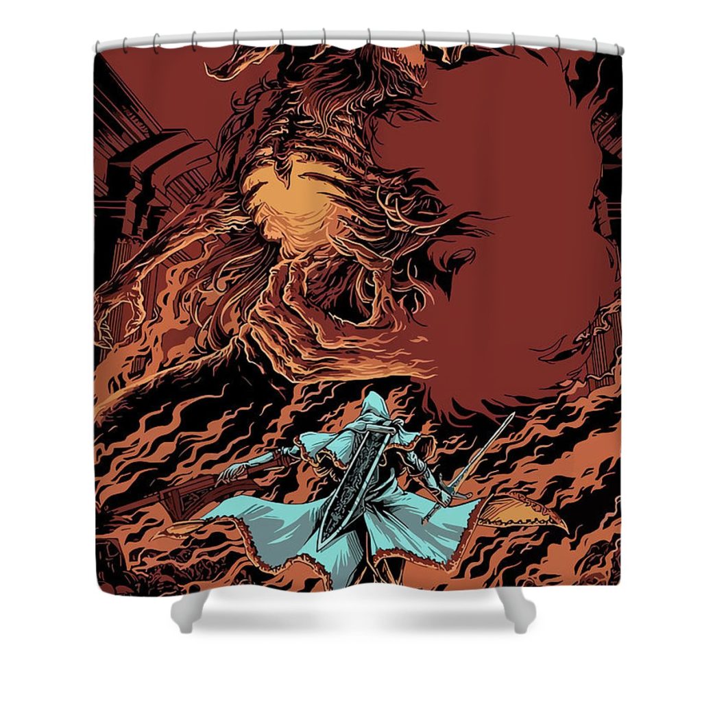 Bloodborne Game  cool humor Shower Curtain