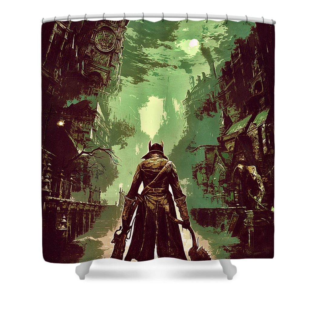 Bloodborne - Hunter  Shower Curtain