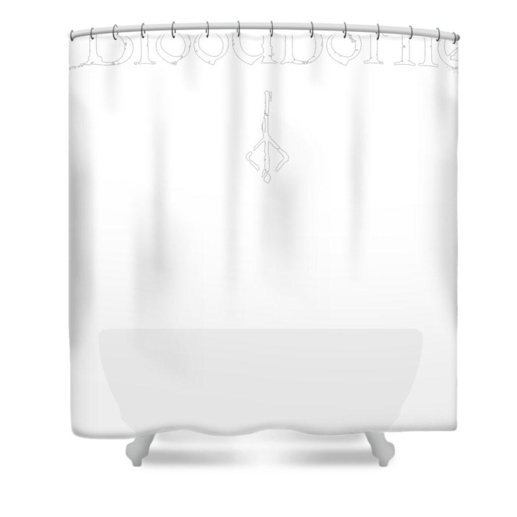 Bloodborne Hunter Logo Shower Curtain