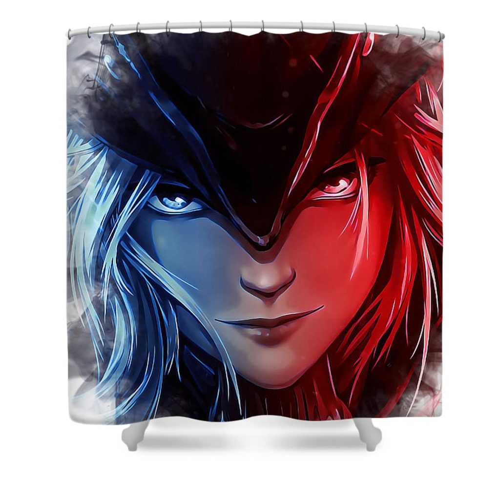 Bloodborne  JimineS vintage Shower Curtain