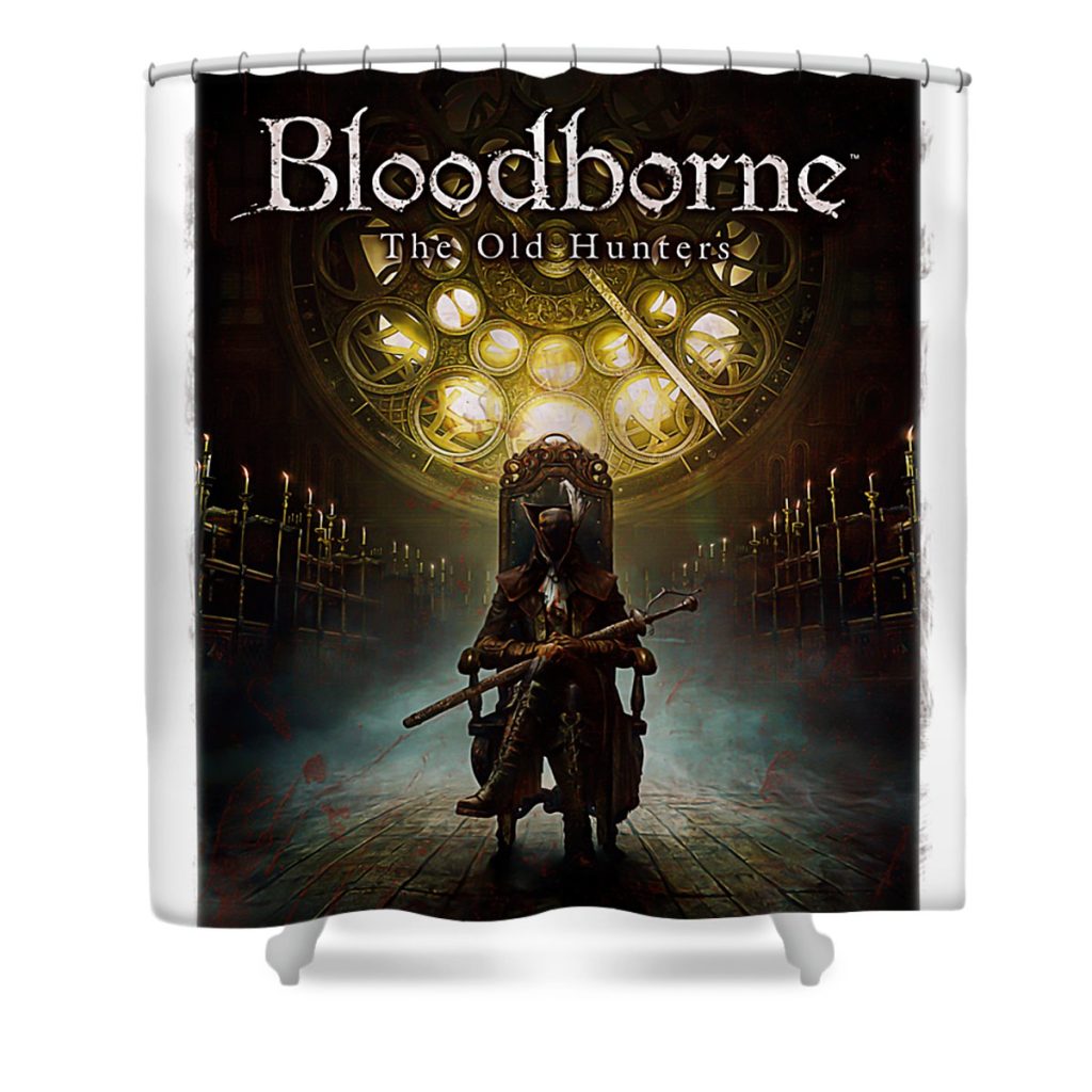 Bloodborne  Lady Maria and the Old Hunters Shower Curtain
