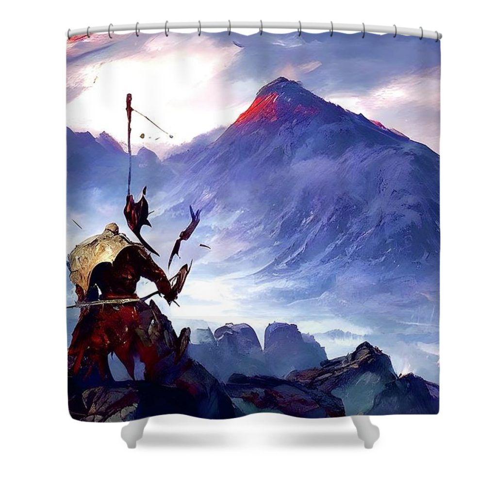 Bloodborne of Vahlar Shower Curtain