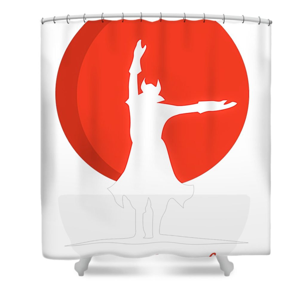 Bloodborne  Praise the Moon Shower Curtain