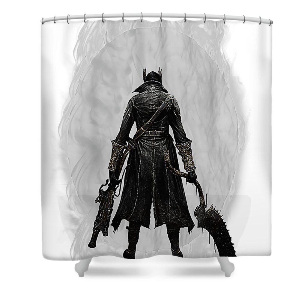 Bloodborne Soldier Shower Curtain