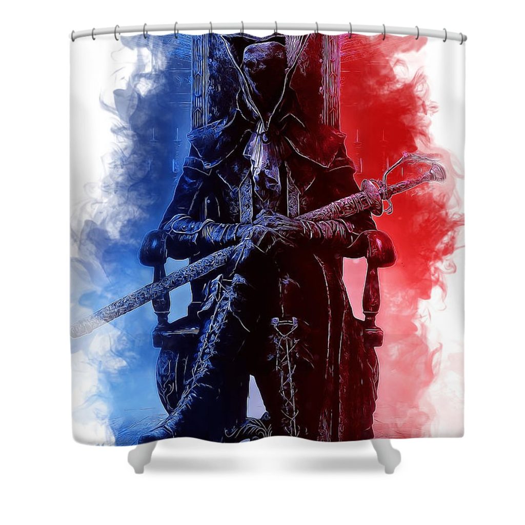Bloodborne  trending 80s Shower Curtain