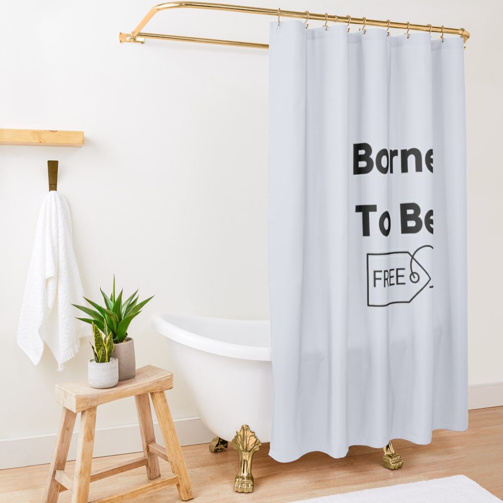 Bloodborne To Be Free Shower Curtain