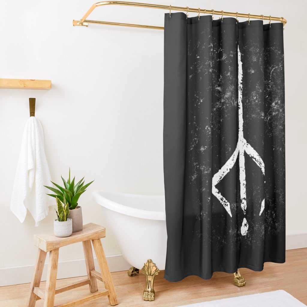 Bloodborne Game Hunters Mark -New Shower Curtain