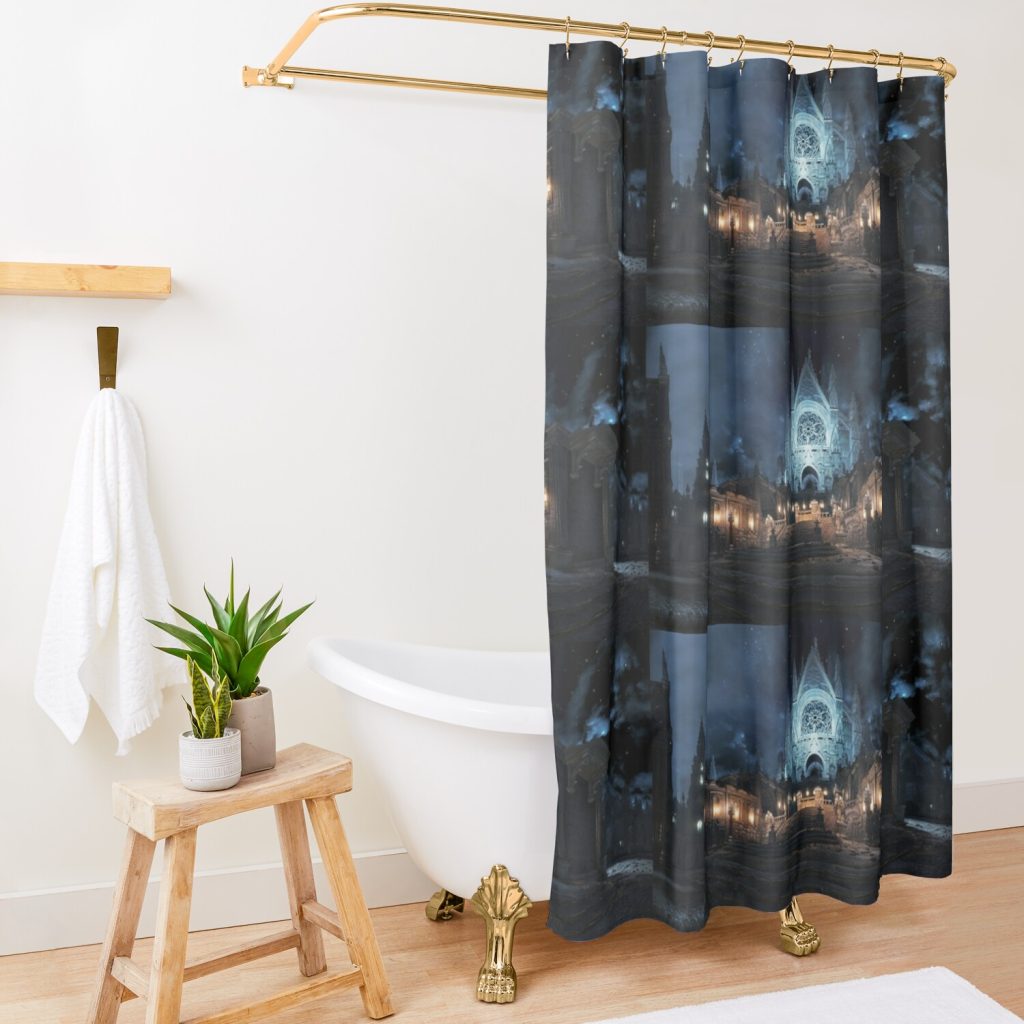 Bloodborne Cathedral Shower Curtain