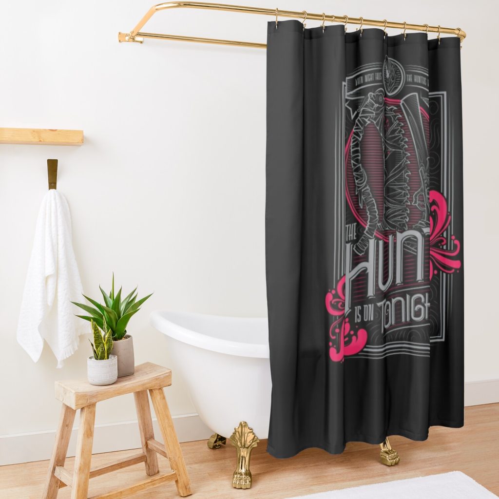 Bloodborne The Hunt Shower Curtain