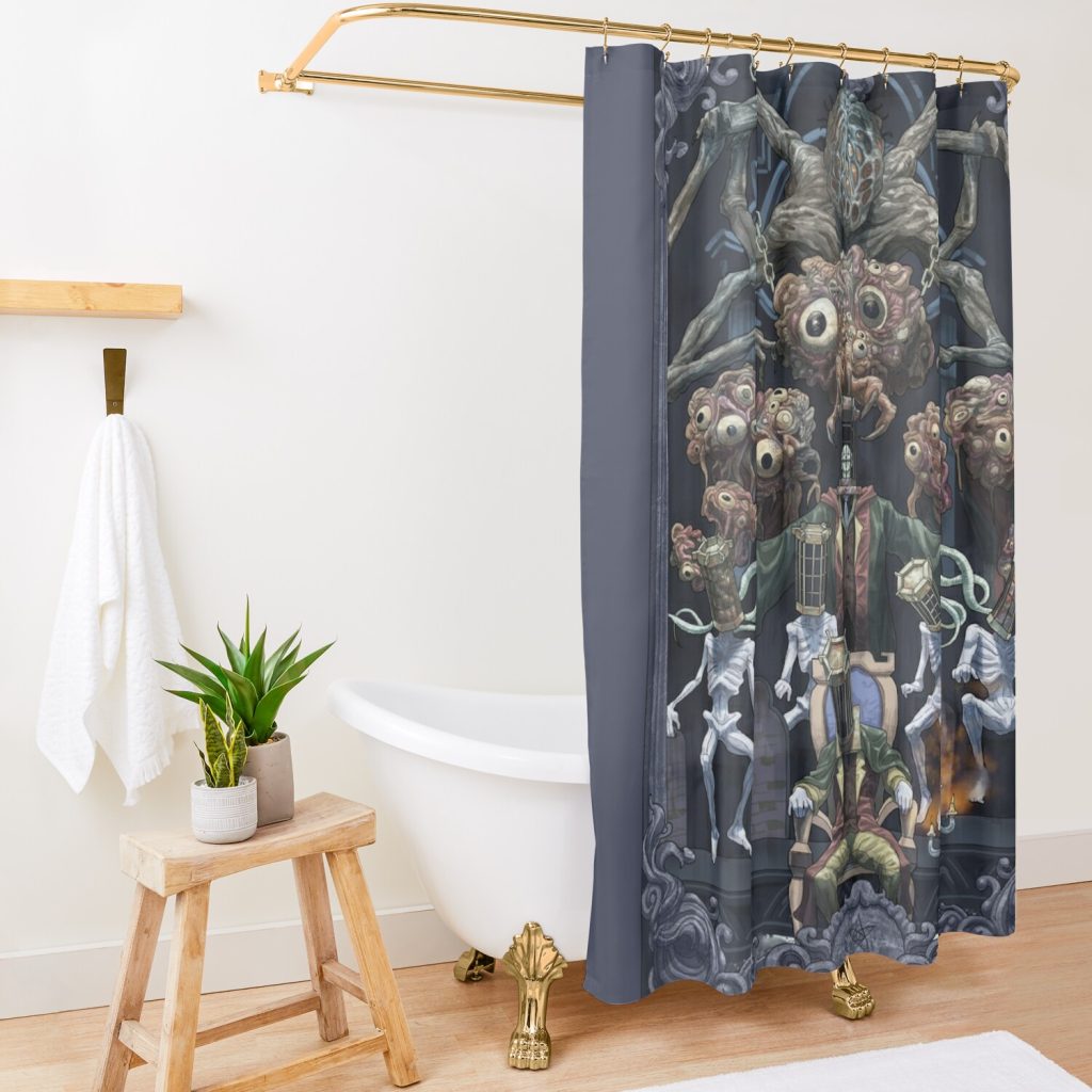 Bloodborne Mensis Nightmare Shower Curtain