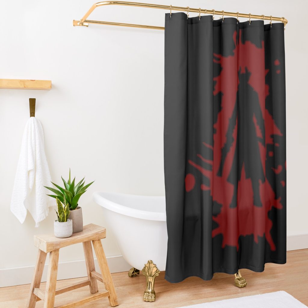 Hunter Dark Bloodborne Gaming Video Game Shower Curtain