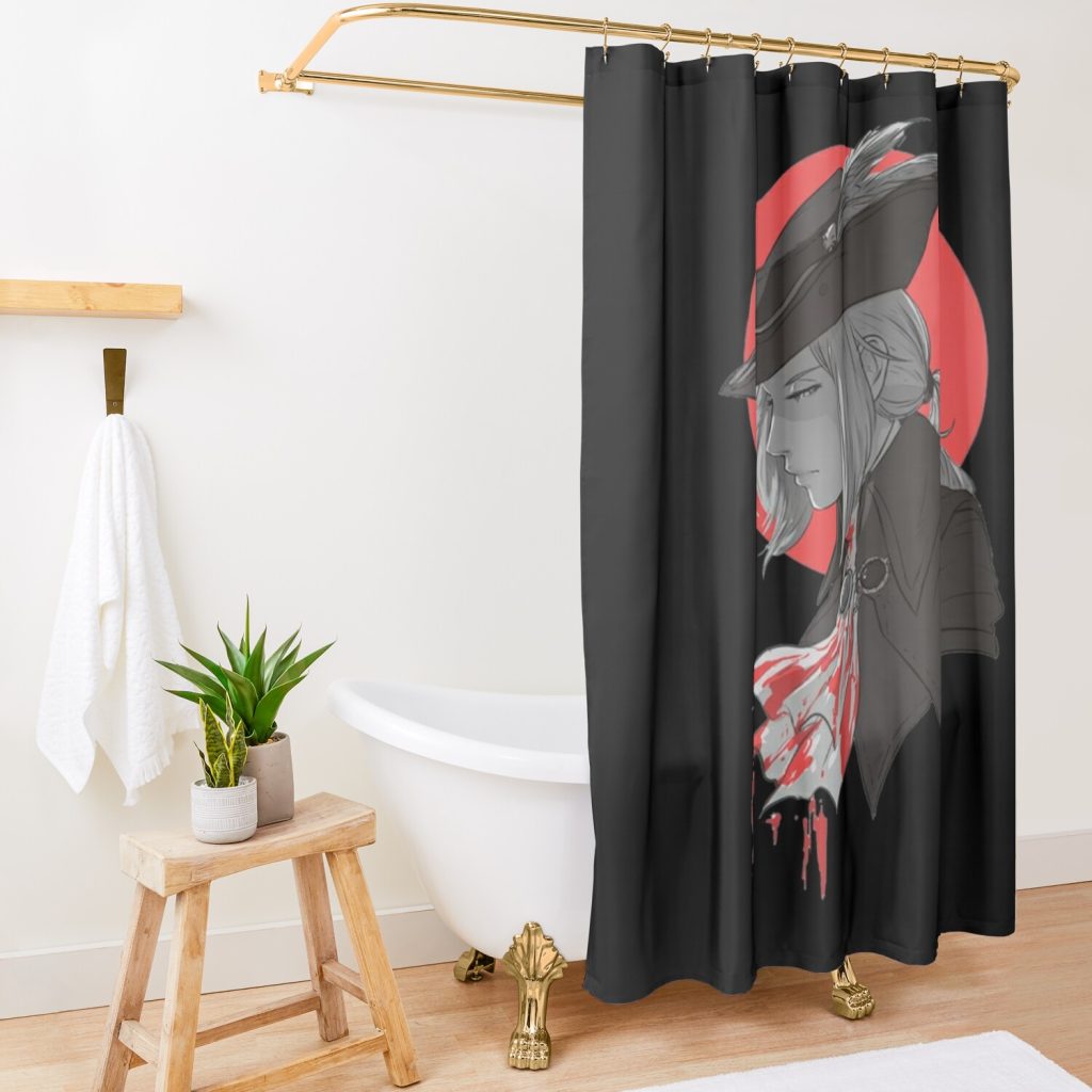 Bloodborne Color Shower Curtain