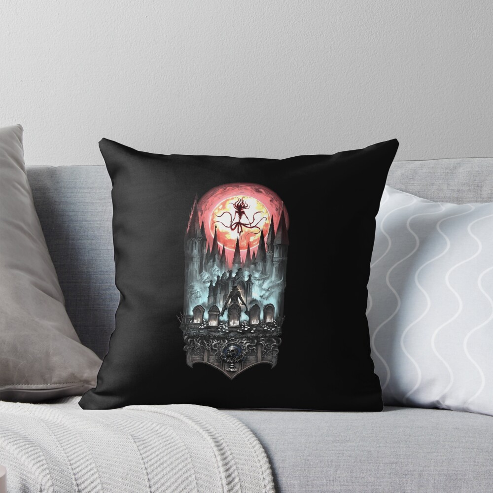 Bloodborne Art Throw Pillow
