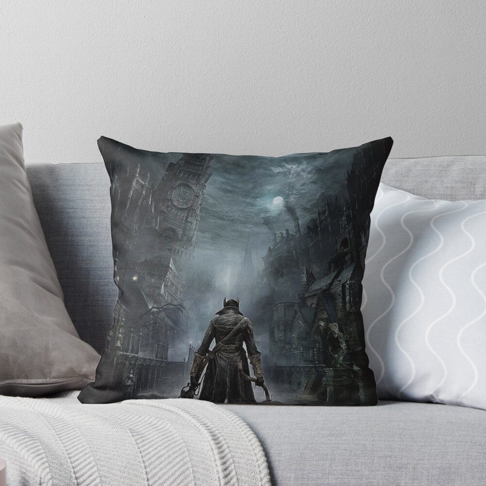 Bloodborne Throw Pillow